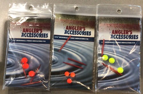 Angler’s Accessories Micro Ball Strike Indicator 3-Pack