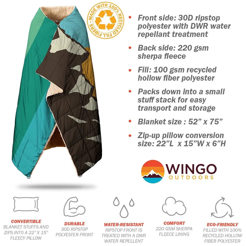 Load image into Gallery viewer, Wingo Convertible Blanket
