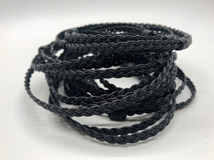 Flyvines Recycled Fly Line Blackout Bracelet