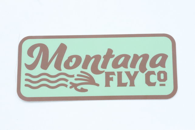 MFC Rectangle Sticker - Retro Fish Logo