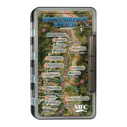 MFC Bitterroot River Waterproof River Map Fly Box