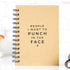 People I Want to Punch in the Face Journal