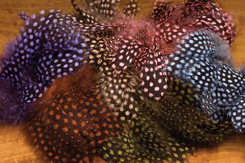Hareline Strung Guinea Feathers