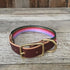 Whiskey Leatherworks Adjustable Print Dog Collar